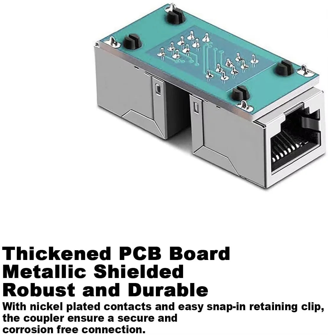 Network cable butt connector extender adapter rj45 network monitoring broadband crystal head adapter straight connector connecti