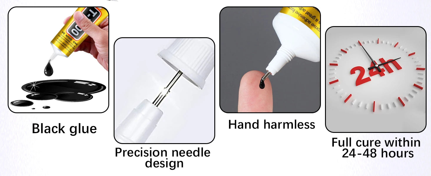 15ML 50ML 110ML B-7000 Clear Contact Phone Repair Adhesive Universal Glass Plastic DIY Glue T7000 with Precision Applicator Glue - Shoppiline
