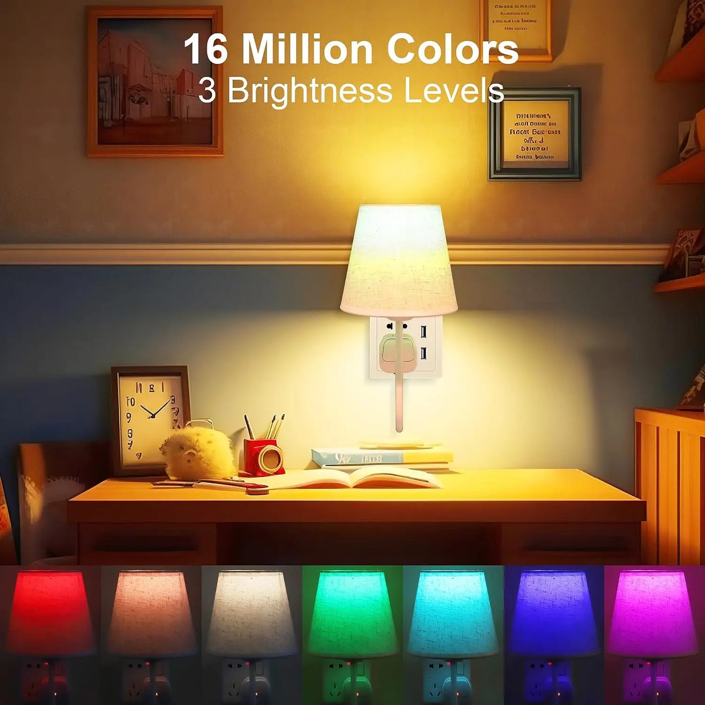 NEW E27 16 Colors RGB Bulb LED Multicolor Bulb Household Lighting Dimmable 24 Key Remote Control Smart Lamp Atmosphere Light