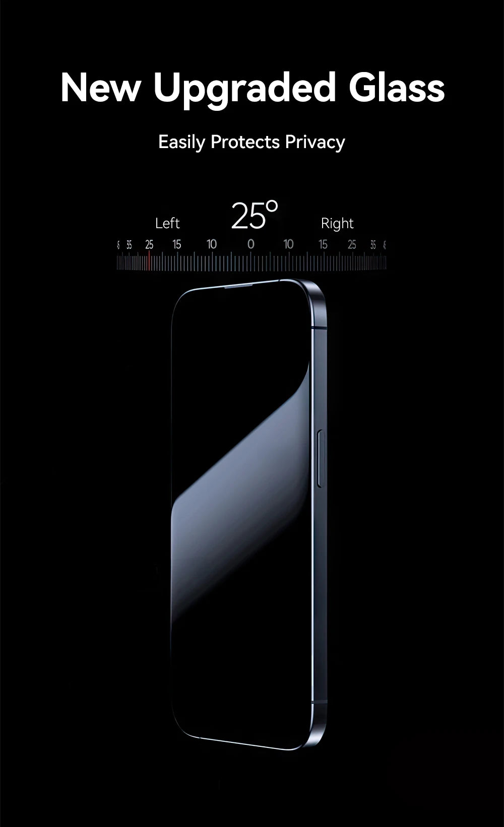 Joyroom 1/2PCS For iPhone 17 Pro Max Anti-Spy Glass Privacy Screen Protector Glass For iPhone 17 Pro 17 Air Tempered Glass Film - Shoppiline