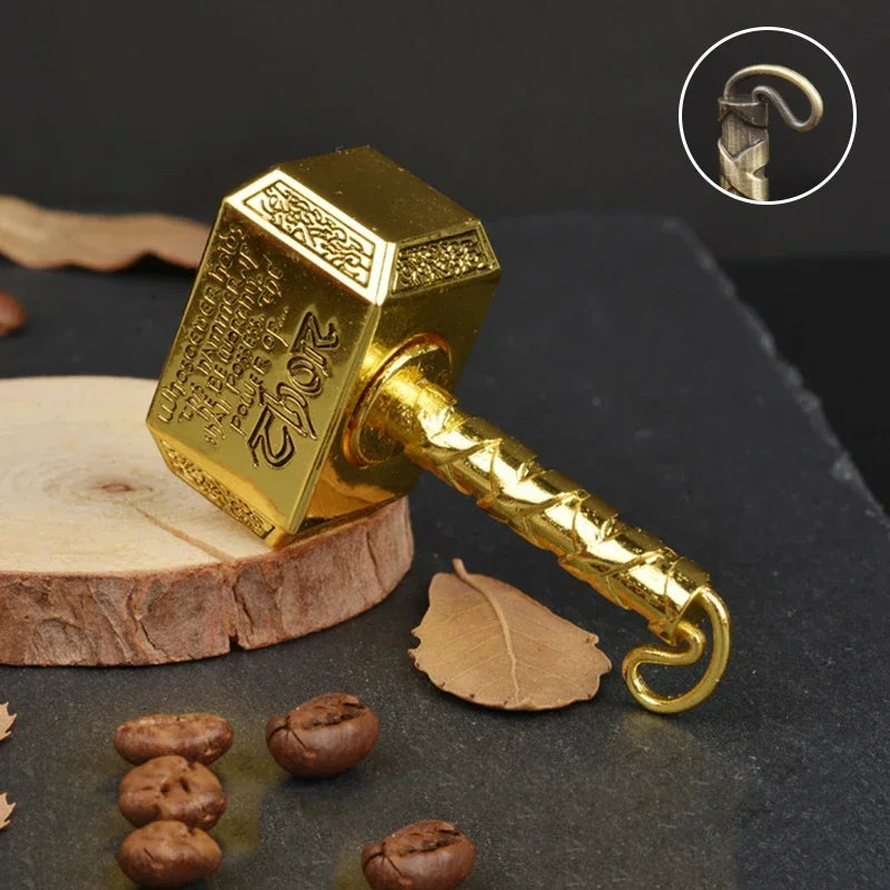 Kreisel-Fidget-Spinner aus Metalllegierung für Erwachsene, Anti-Stress-Spielzeug, Fingergyroskop, Anti-Angst-Metallhammer-Spielzeug