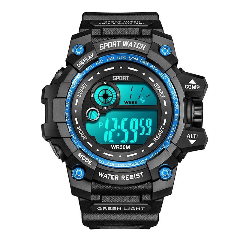 Neue Herren-LED-Digitaluhren Leuchtende Mode-Sport-Wasserdichte Uhren Für Mann Datum Armee Militäruhr Relogio Masculino