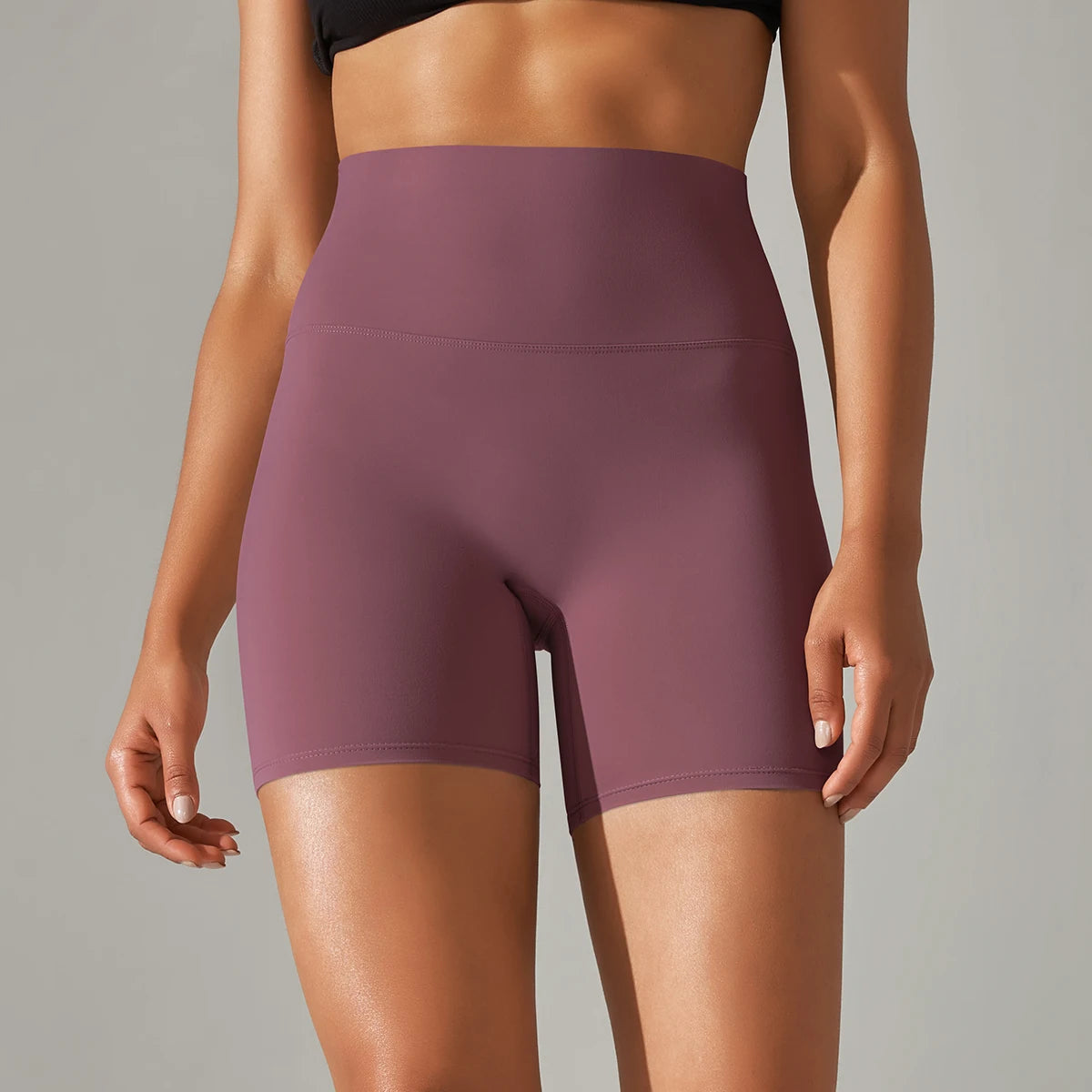 1PC Yoga Shorts Women Fitness Shorts Running Cycling Shorts Breathable Sports Leggings High Waist Summer Workout Gym Shorts
