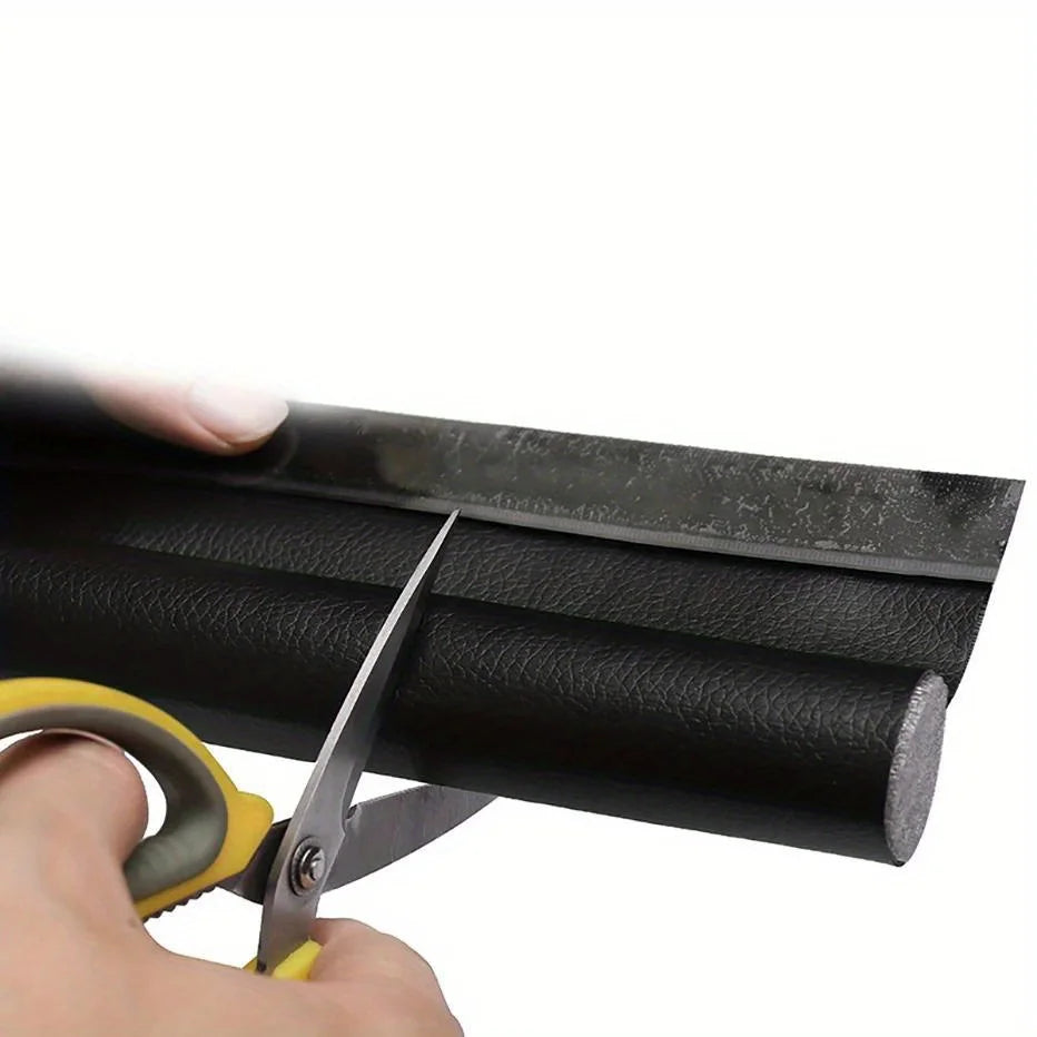 Door Draft Stopper Adjustable Under Door Seal Strip Weatherproof One Side Gap Blocker Foam Weatherstrip for Cold Air Prevention