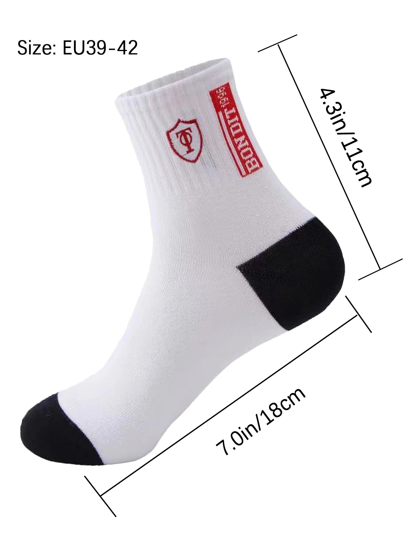 5＆10 Pairs Breathable Sports Stockings Mens Bamboo Fiber Mens Socks Sweat Absorption Deodorant Business Sox