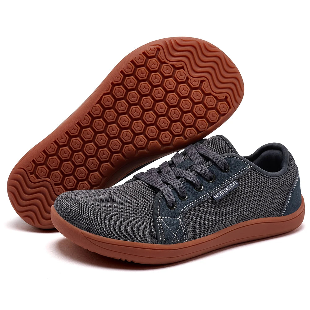 HOBIBEAR Unisex Barfußschuhe mit breiter Zehenbox für Herren und Damen – Outdoor-Trailrunning, minimalistische Wanderschuhe, leicht und atmungsaktiv