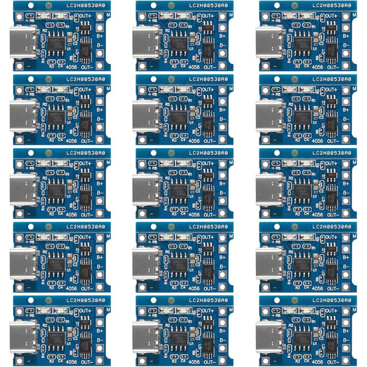 10/100pcs TP4056 +Protection Dual Functions 5V 1A type c 18650 Lithium Battery Charging Board Charger Module
