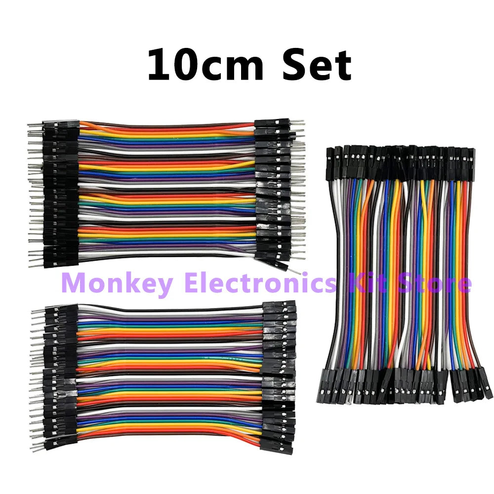40Pin Dupont Line 10/20/30 cm  Male-Male  , Male-Female , Female-Female with 1 Set have 120 Pin Dupont Line Kit