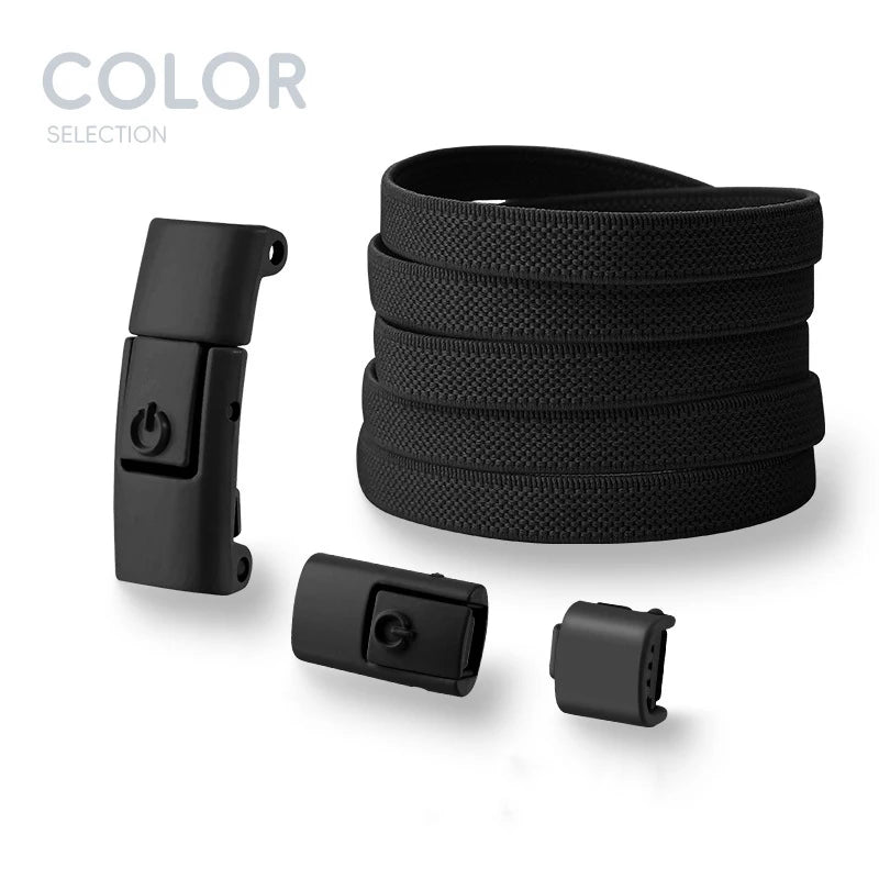 Press Lock Shoelaces without ties Elastic Laces Sneakers Tennis No Tie Shoe laces Shoes Accessories 1Pair/2Pair