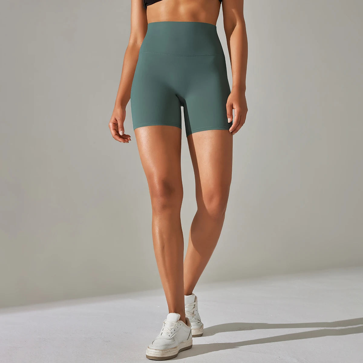 1PC Yoga Shorts Women Fitness Shorts Running Cycling Shorts Breathable Sports Leggings High Waist Summer Workout Gym Shorts