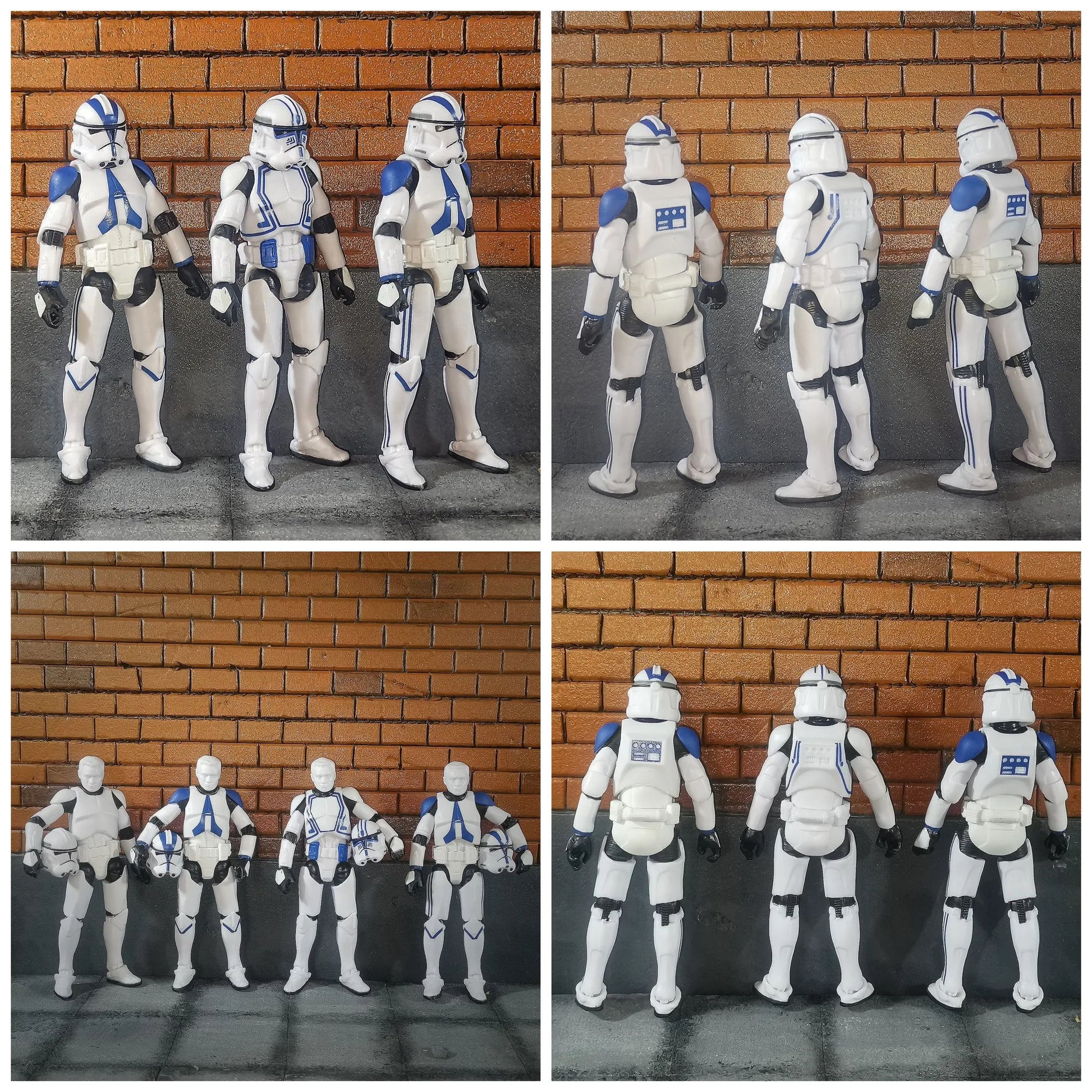 Star Wars 3.75 Inch Trooper 1/18 501st Legion Action Figure Hardcase REX Anakin Dogma Tup Toys Model Loose - Shoppiline