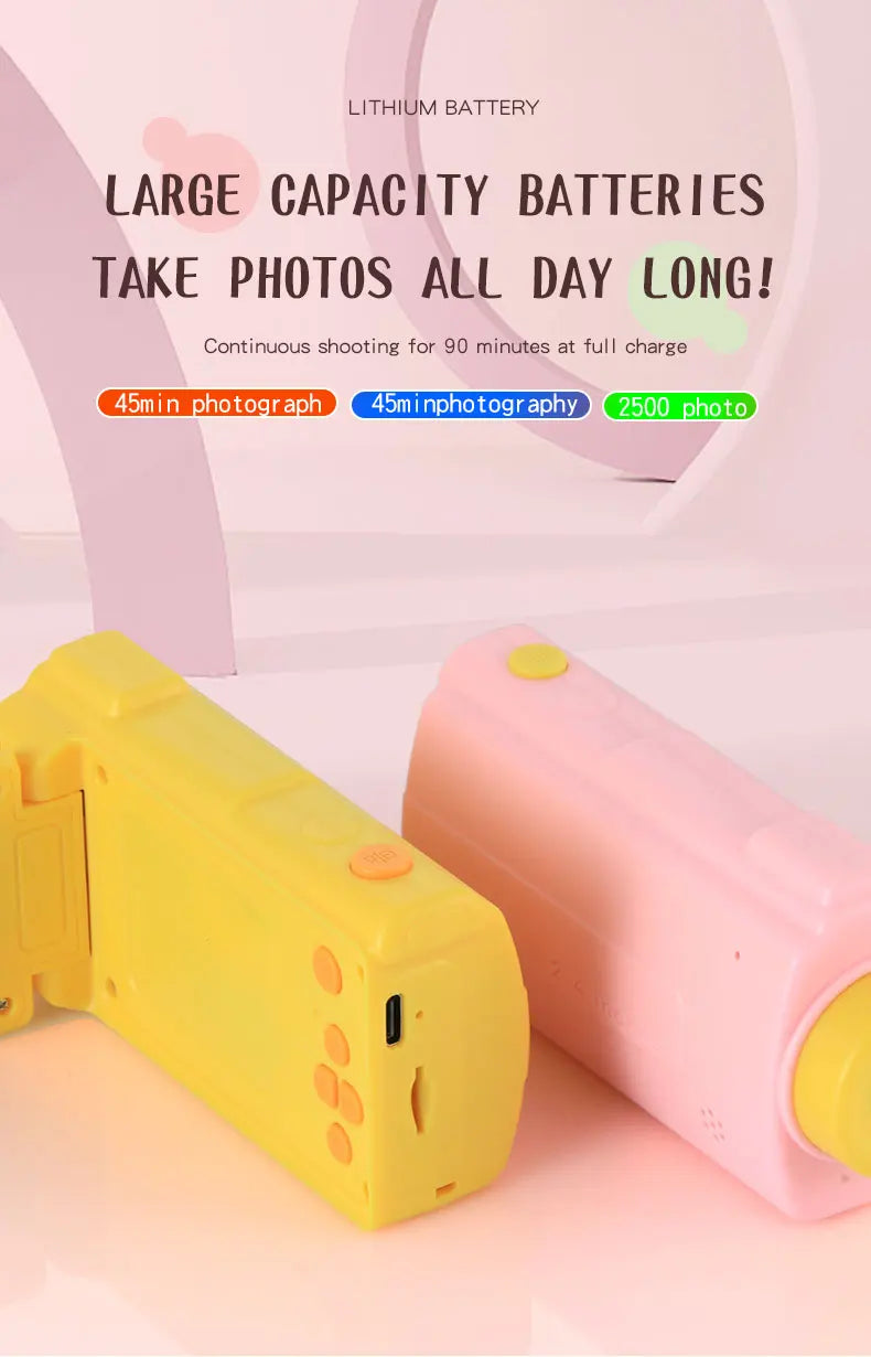 Kids Video Camcorder 1080P 20 MP High Resolution Portable Mini Digital Camera with 2.4 Inch Large Display Screen Birthday Gifts - Shoppiline