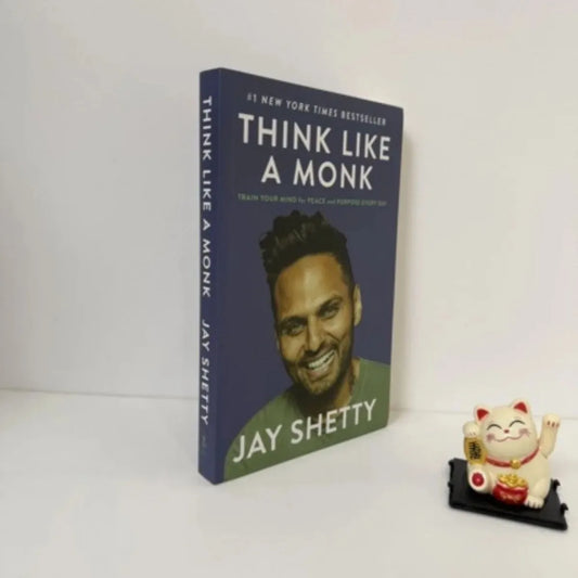 Think Like A Monk By Jay Shetty | Mindfulness & Meditation Guide Personal Growth Overcome Anxiety Inner Peace Book Keep Relaxed
