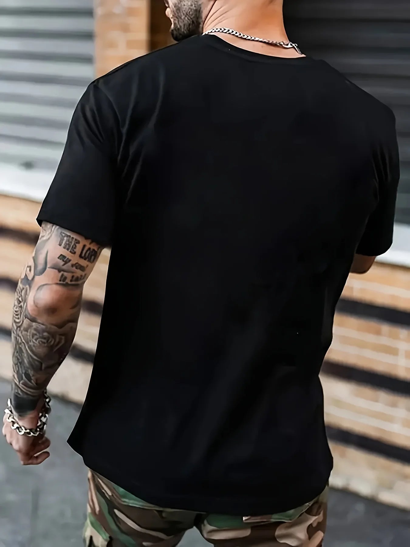 Summer Polyester Short-sleeved T shirt Men's Basic Printed t shirt Simple lines Comfortable thin tee tops Casual Men T shirts