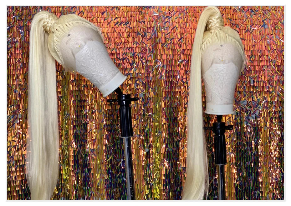 13x4 13x6 360 HD Transparent 613 Honigblond Farbe Spitze Front Echthaar Perücken für Frauen Rohes brasilianisches glattes Lace Frontal Perücke