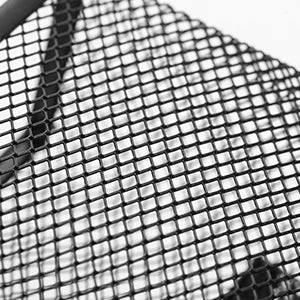 Mesh Desk Organizer Office Supplies Caddy with Pencil Holder and Storage Baskets for Desktop Accessories, 3 Compartments, Black - Shoppiline
