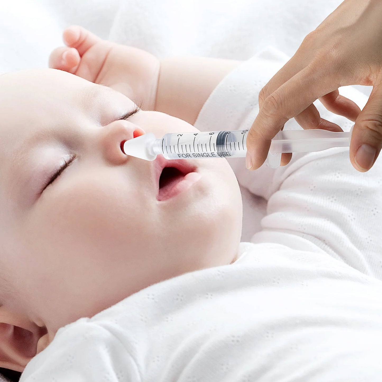 Baby Nose Cleaner 2Pcs Nasal Washer Needle Tube Washer 10ML Infant Nasal Aspirator Cleaner Syringe Washing Baby Care Tools