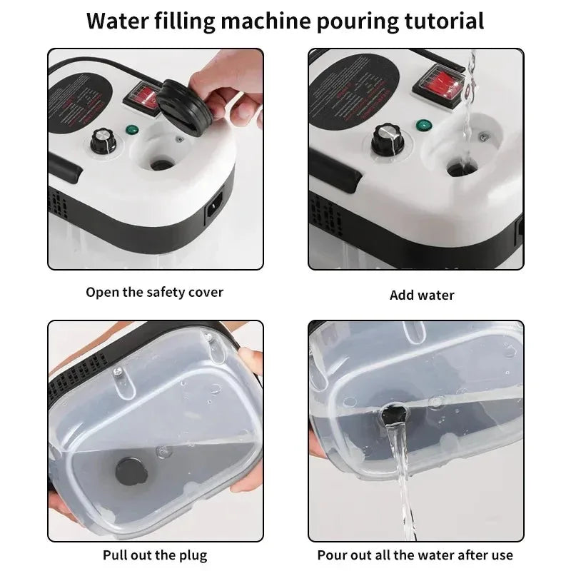 High And Temperature Handheld Steam Cleaners Air Conditioner Kitchen Hood Car Steam Clean Machine Floor and More Cleaning - Shoppiline