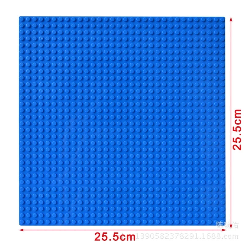 25.5*25.5cm 32x32 Baseplate Classic Building Blocks Base Plate Bricks Parts Compatible Building Blocks Teenagers Bricks Toys