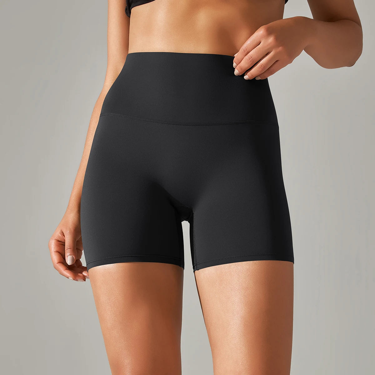 1PC Yoga Shorts Women Fitness Shorts Running Cycling Shorts Breathable Sports Leggings High Waist Summer Workout Gym Shorts