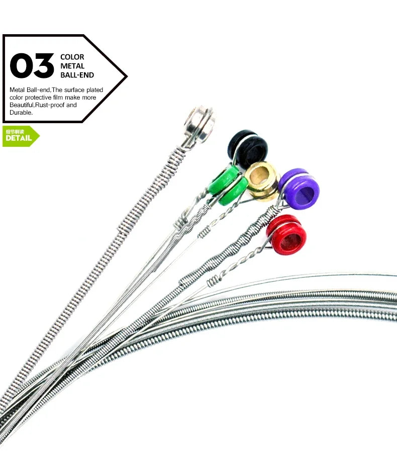 Orphee 1/5/10 Pcs Electric Guitar Strings Set RX Series Hexagonal Carbon Steel 6 String for Electric Guitar Accessories&Parts