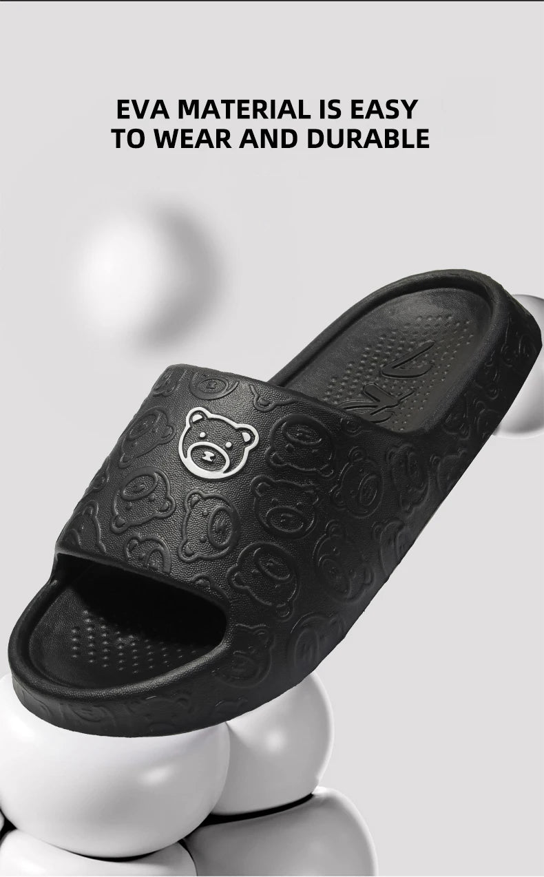 Non-Slip Slippers Female Outer Wear 2024 New Bathroom Indoor Home Sandals Female Summer Eva