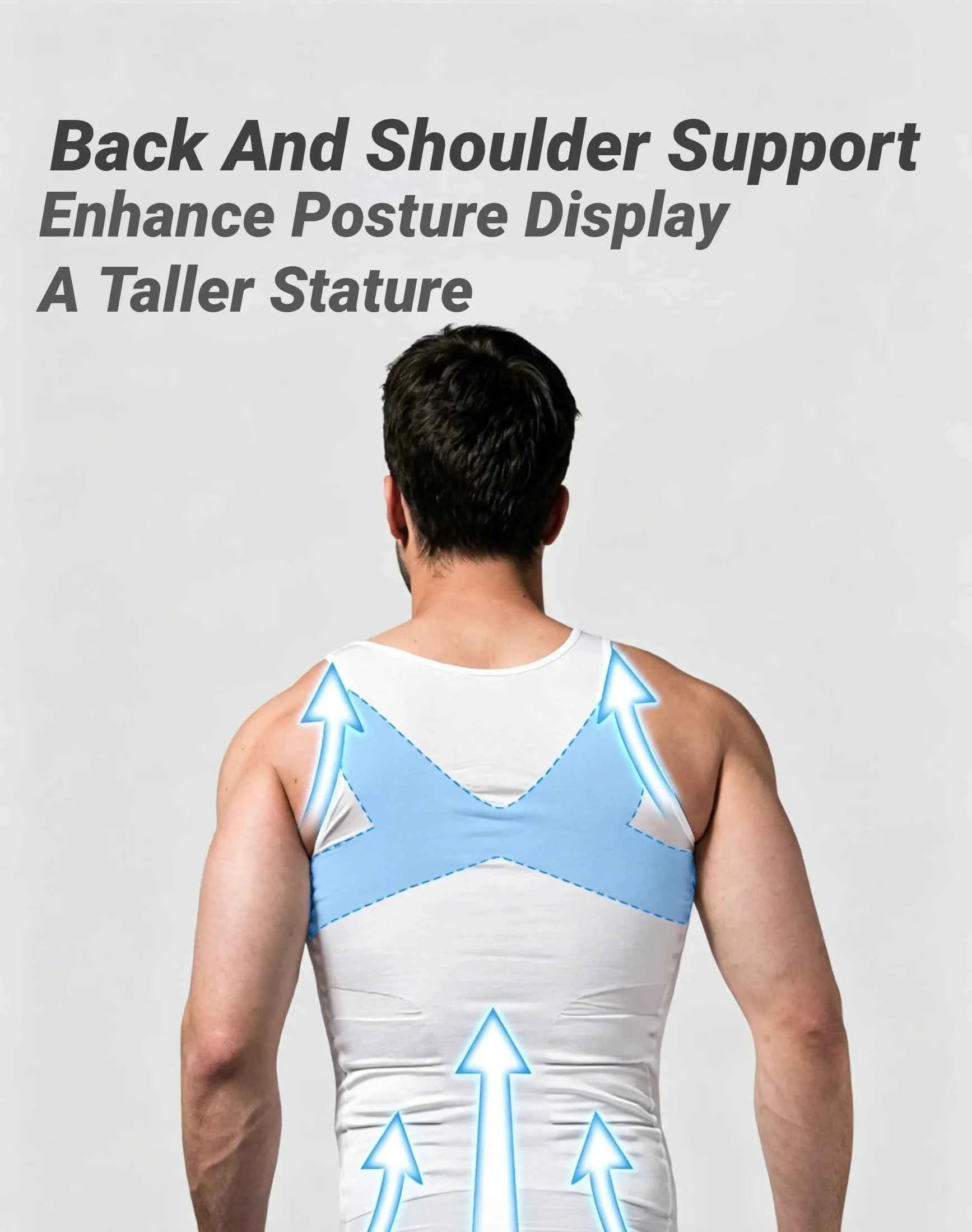 Men Body Shaper Slimming Compression Vest Undershirt Seamless Waist Trainer Tank Top Belly Control Weight Loss Shapewear