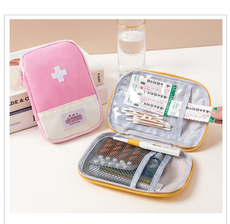 3-teiliges Set, tragbare medizinische Aufbewahrungstasche, Camping-Notfall-Erste-Hilfe-Set-Organizer, Reise-Tasche für Zuhause und Outdoor