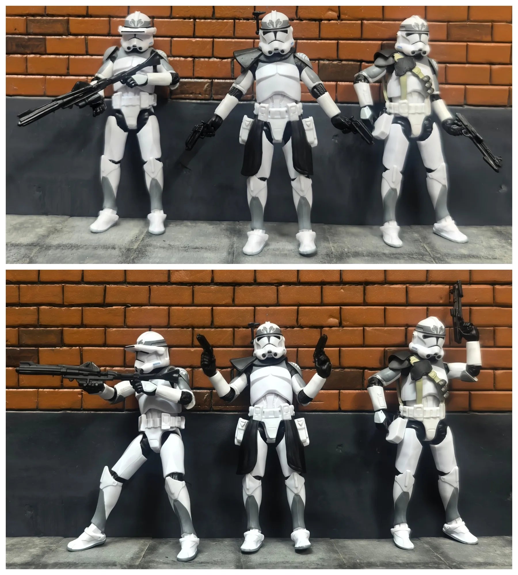 Star Wars 3.75 Inch Trooper 1/18 501st Legion Action Figure Hardcase REX Anakin Dogma Tup Toys Model Loose - Shoppiline