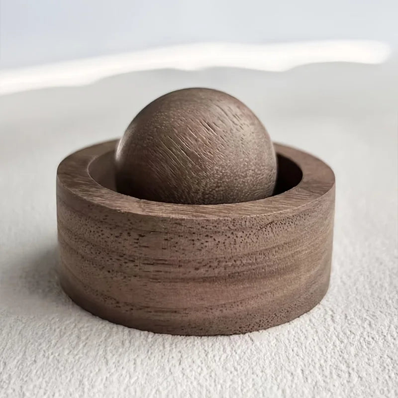 Car & Home Essential Oil Diffuser - Made of Wood Mini Cute Natural Fragrance Diffuser Suitable for Bedroom Living Room Bathroom