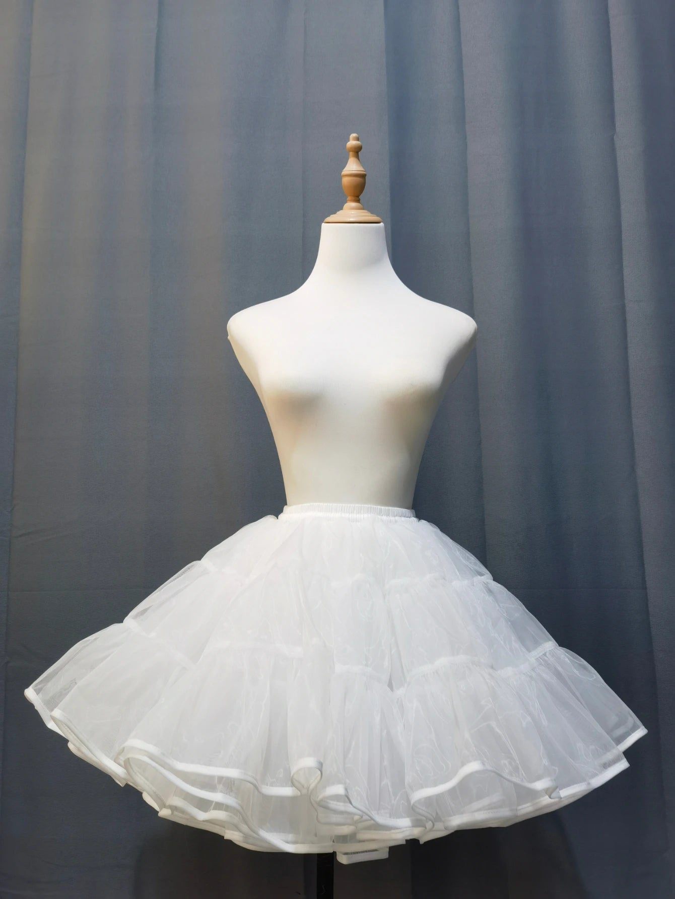 Lolita Super Stuffed Petticoat Boneless Violent Skirt Support Soft Yarn Short Duck Butt Korea Japan New