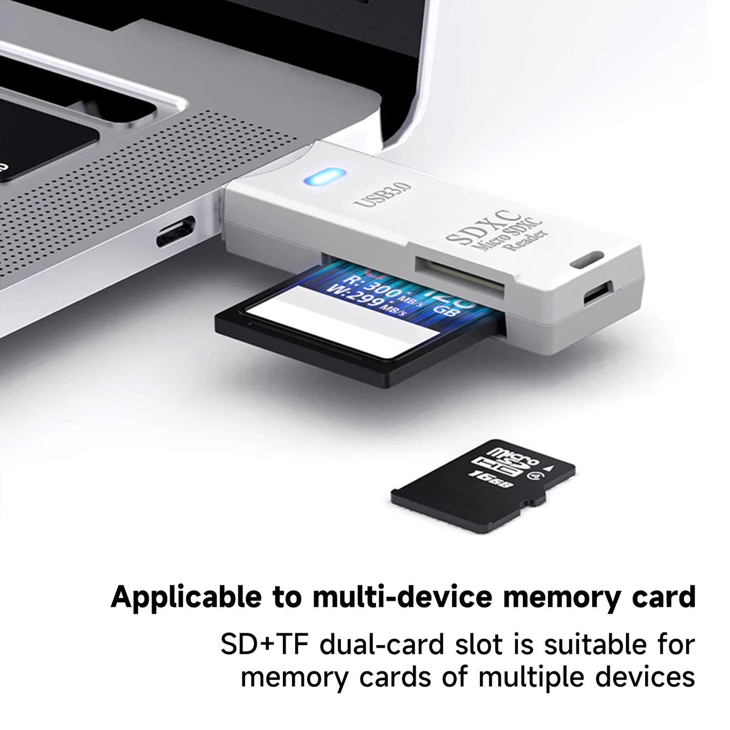 2 in 1 USB 3.0 Card Reader Micro TF sd card Reader usb adapter High Speed Cardreader TF Memory card For PC Laptop Accessories
