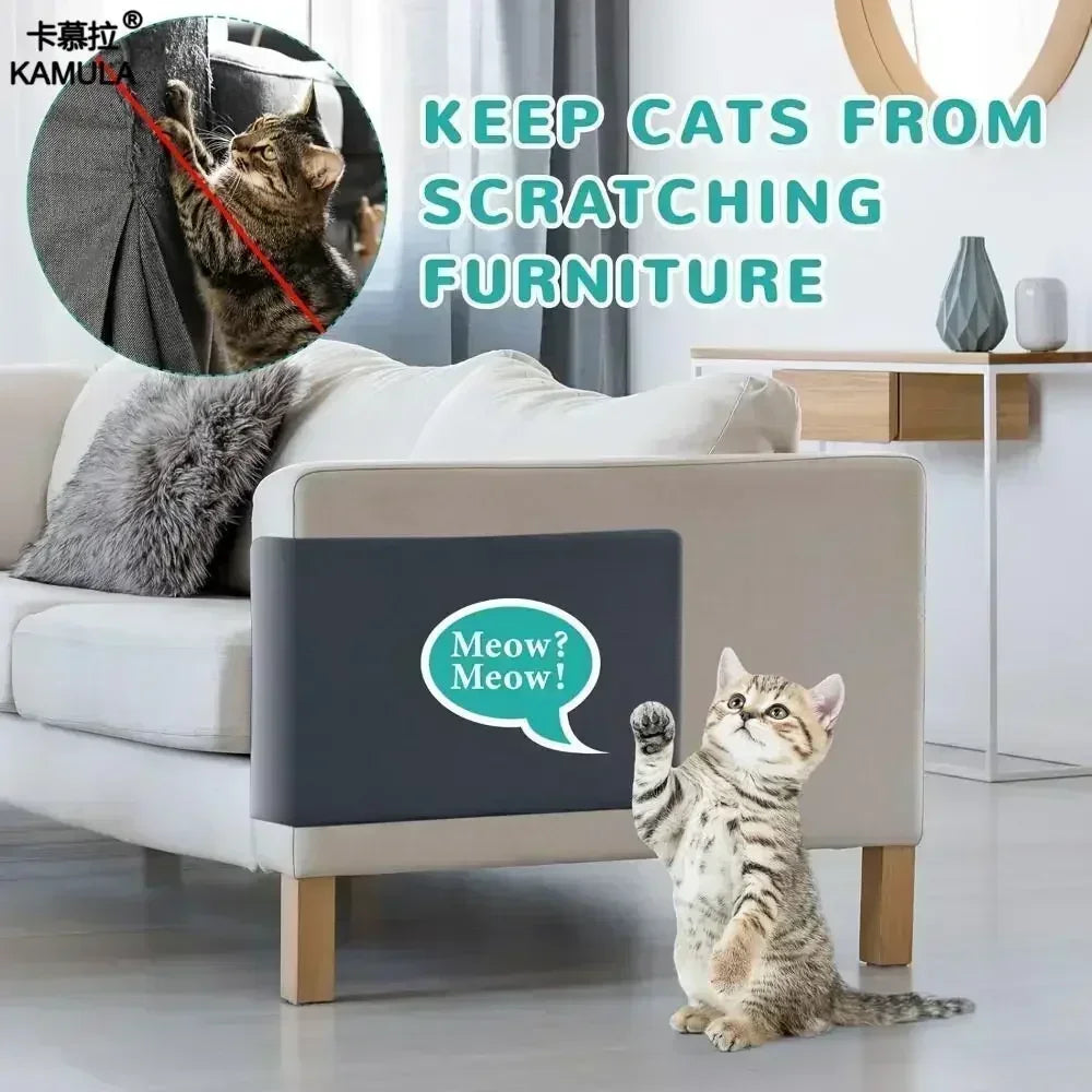 Trimmable Cat Scratch Carpet Self-Adhesive Cat Scratching Board Anti Cat Scratcher Furniture Corner Indoor Sofa Wall Protector