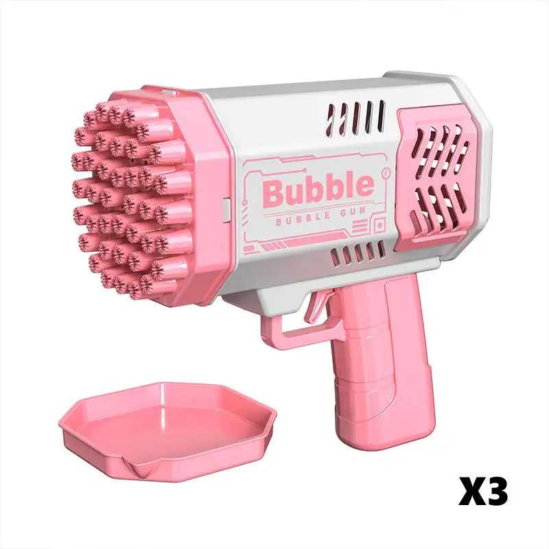 40 Hole CHILDREN'S Outdoor Toy Bubble Gun Electric Toy Blowing Bubbles (Without Bubble Water) - Shoppiline