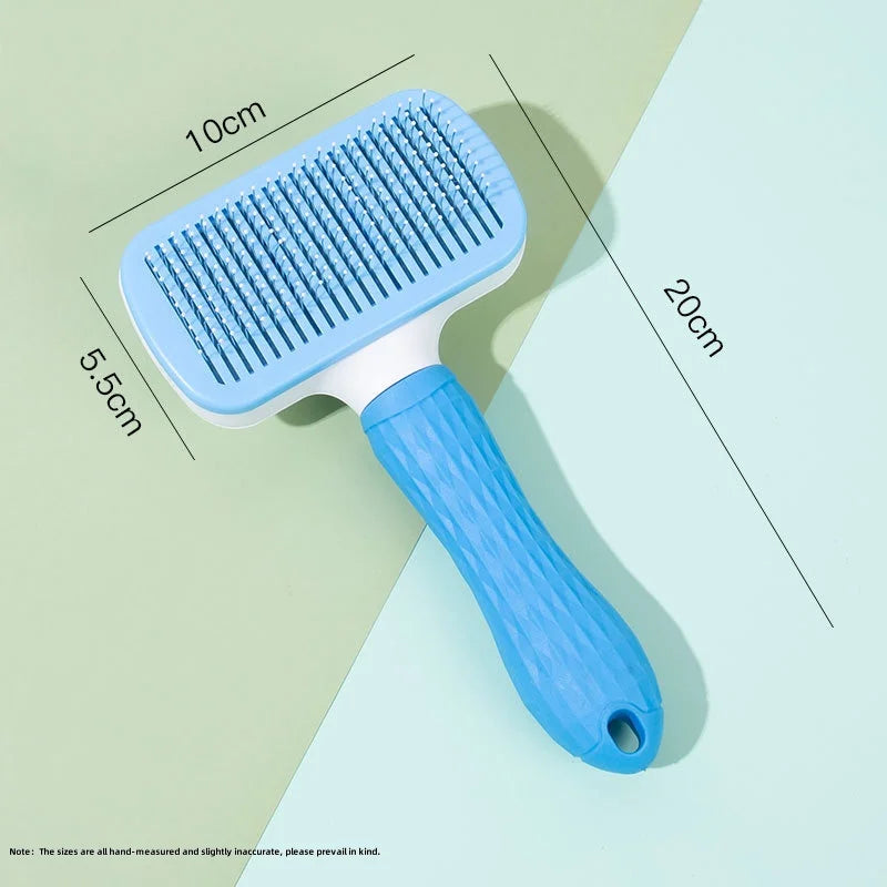 Dog Comb Pet Hair Removal Brush Cats and Dogs Special Comb Beauty Massage Self-cleaning Needle Comb Pet Supplies