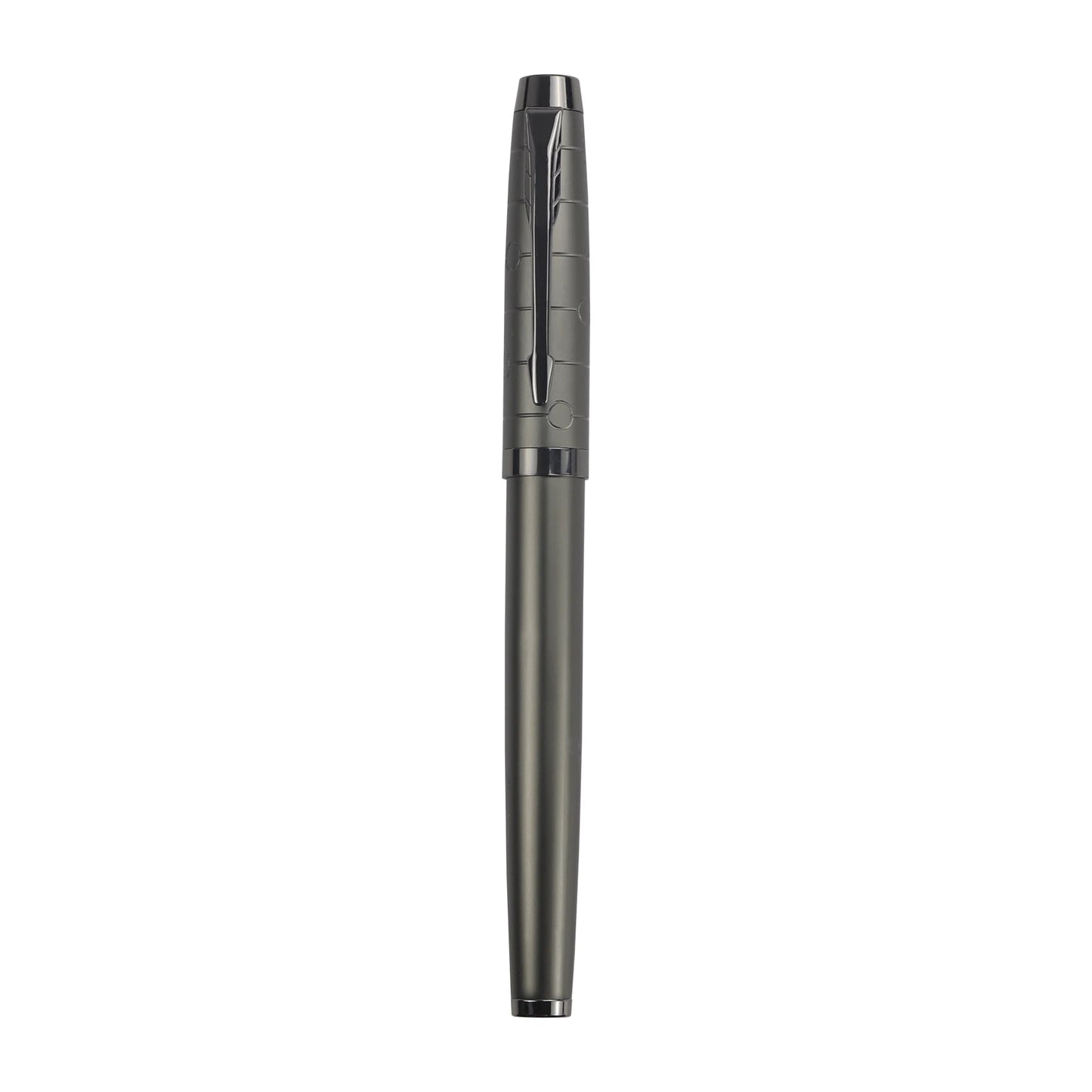 1 PC Fountain Pen, Stylish and Sturdy,Mechanical Feel,Metallic Touch,Luxury Pen,Professional Gunmetal Metal Pen,Gifting