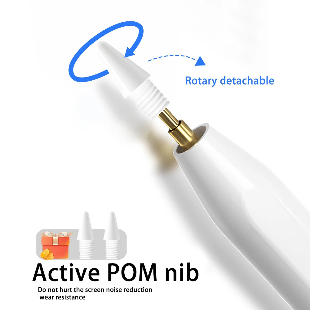 Für iPad Pencil 2 1 mit Handballenabweisung, Leistungsanzeige, iPad Zubehör, iPad 2022 2021 2020 2019 2018 Pro 11 12.9 Air Mini Stylus Pen