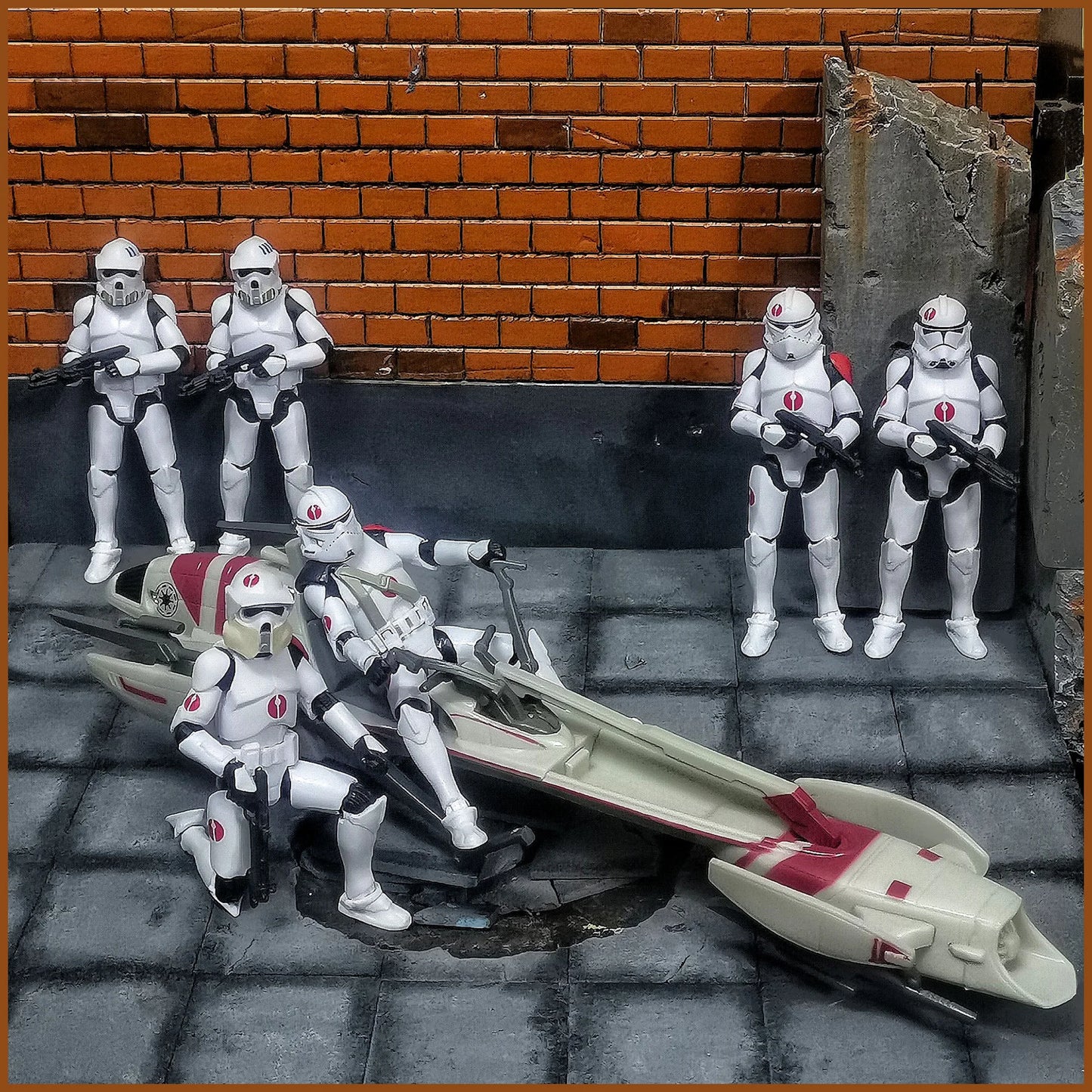 Star Wars 3.75 Inch Trooper 1/18 501st Legion Action Figure Hardcase REX Anakin Dogma Tup Toys Model Loose - Shoppiline