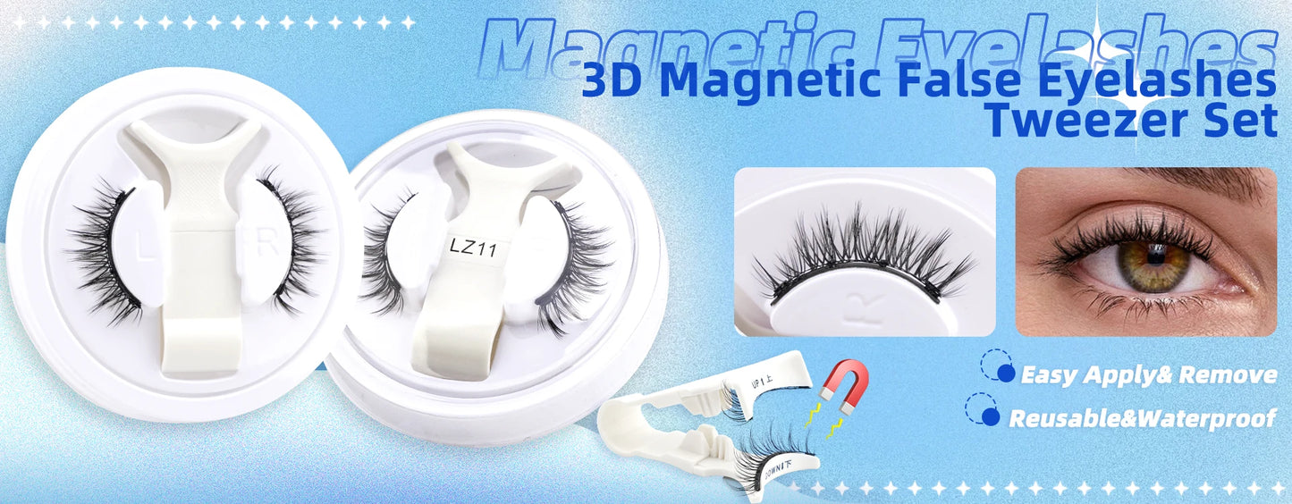 Neu 3 Paar natürliche falsche Wimpern Fake Lashes langes Make-up 3D Nerzwimpern Verlängerung Wimper Nerzwimpern für Schönheit #X11