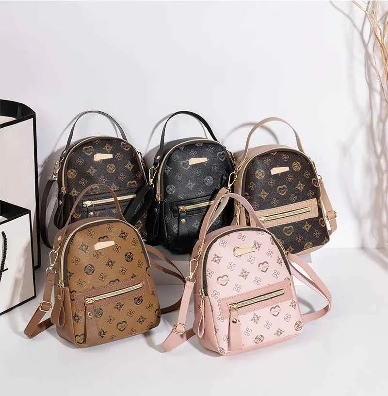 Flower backpack 2022 ladies bag fashion backpack women's bag bag women's fresh and sweet student school bag
