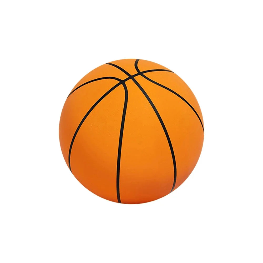 Foam Basketball Kids Silent Basketball Bouncing Mute Silent Ball Bounce Squeezable Mute Bouncing Basketball - Shoppiline