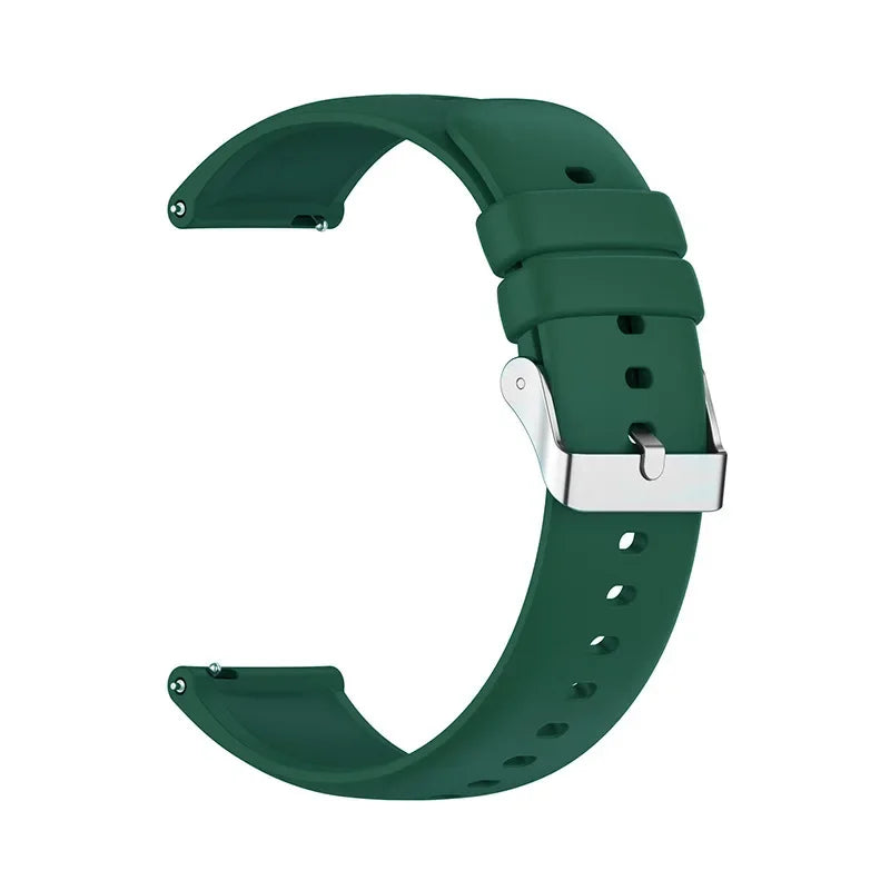Universal Watch Straps 22mm 20mm Quick Release Silicone Band Soft Rubber Wristband for Huawei Samsung Xiaomi Amazfit Smartwatch