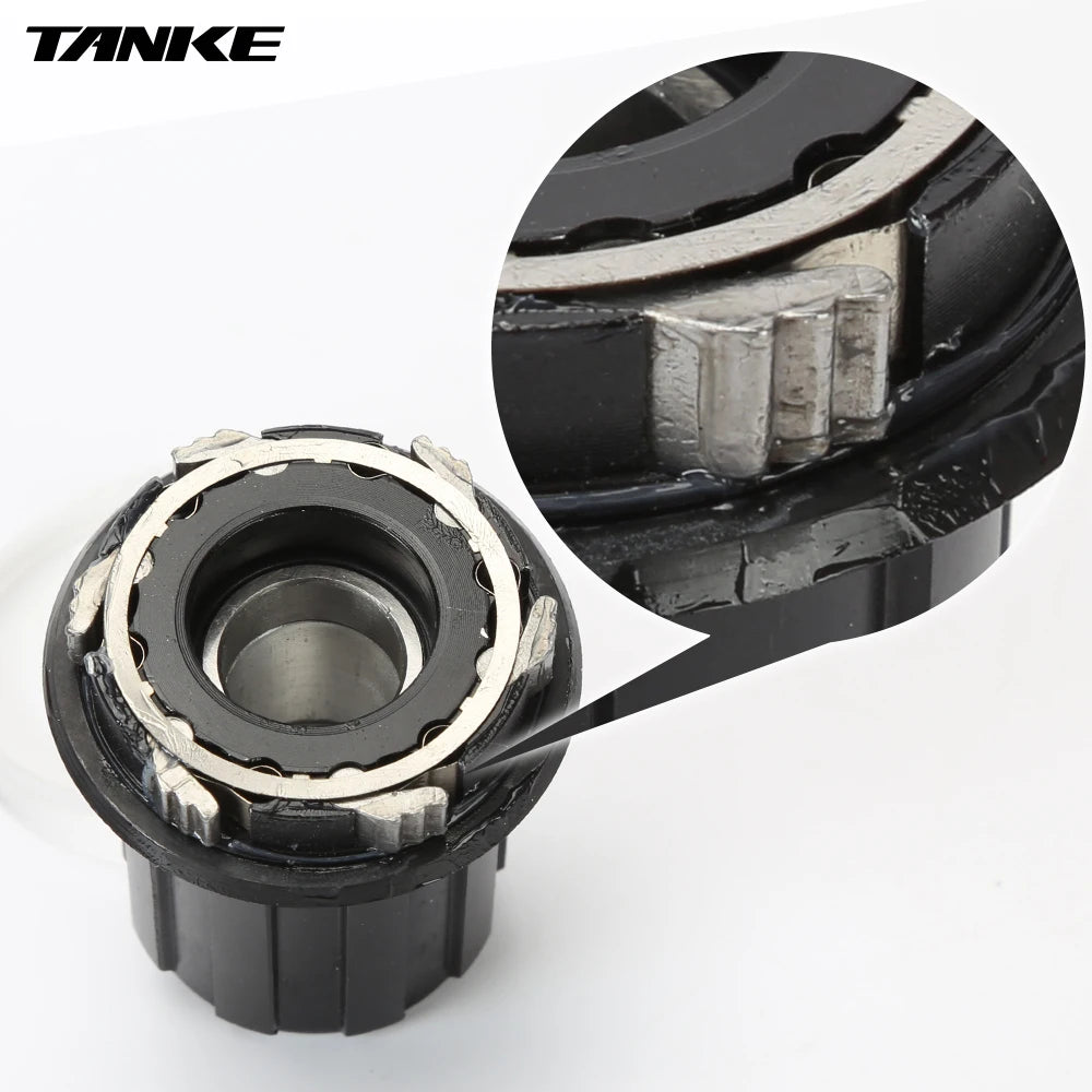 TANKE MTB 120 Click Hub 6 Bearing Bike Front Rear 28 32 36 Holes Disc Brake QR Bicycle mass thunder Noisy Cube 6 Pawl Hubs TH390