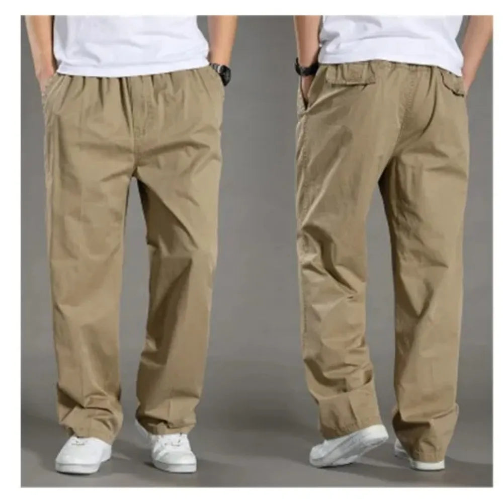 Men's Cargo Pants Summer Spring Cotton Work Wear New In Large  Casual Climbing Joggers Sweatpants Hombre Autumn Trousers