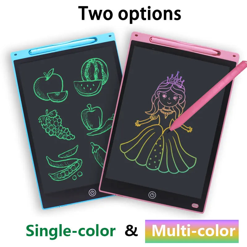 Digital LCD Writing Tablet Board 8/12 Inch Drawing Tablet Screen Kids Graphic Tablet Toys for Children
