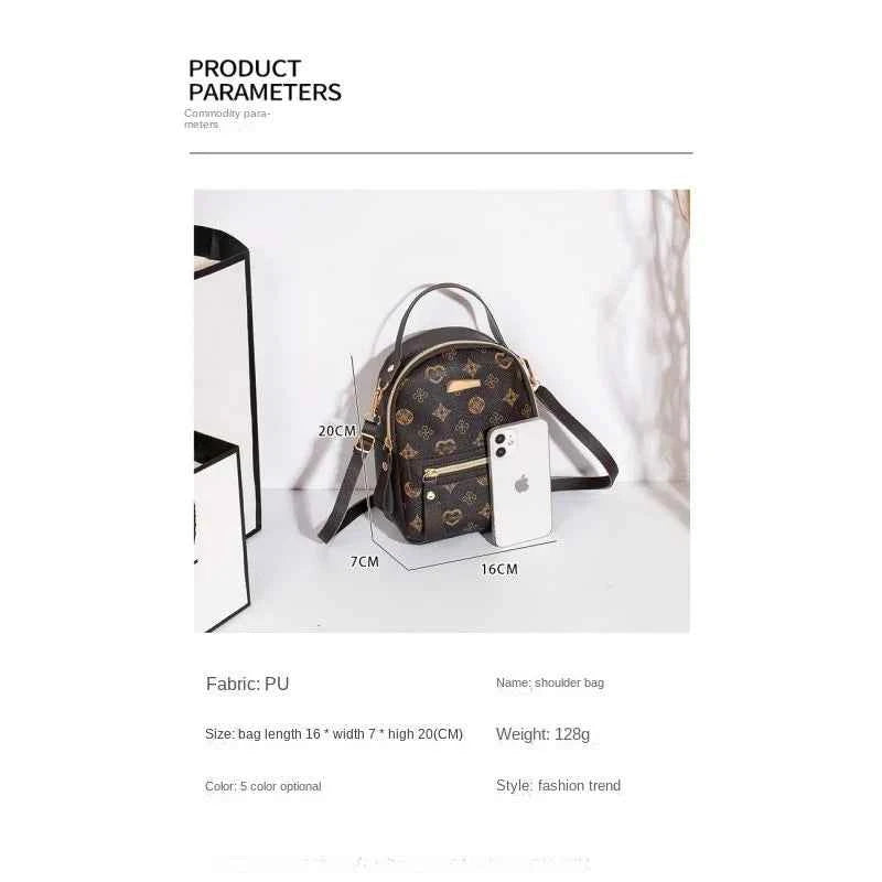 Flower backpack 2022 ladies bag fashion backpack women's bag bag women's fresh and sweet student school bag