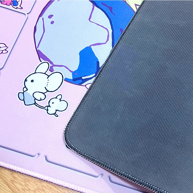 600X300X2Mm PTCG Trainer Nessa Iono Board Game Card Mat Tinkaton Waterproof Rubber Table Mat Anime Single Battle Table Pad - Shoppiline