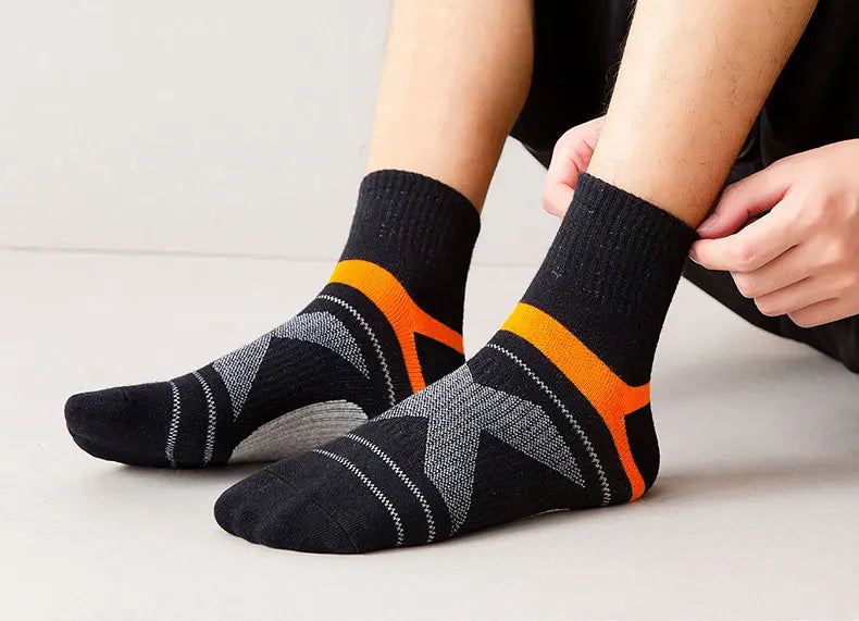 3 paires de chaussettes noires de haute qualité pour hommes, chaussettes de sport noires, décontractées, douces, pour la course à pied, d'été, absorbantes, respirantes, chaussettes masculines