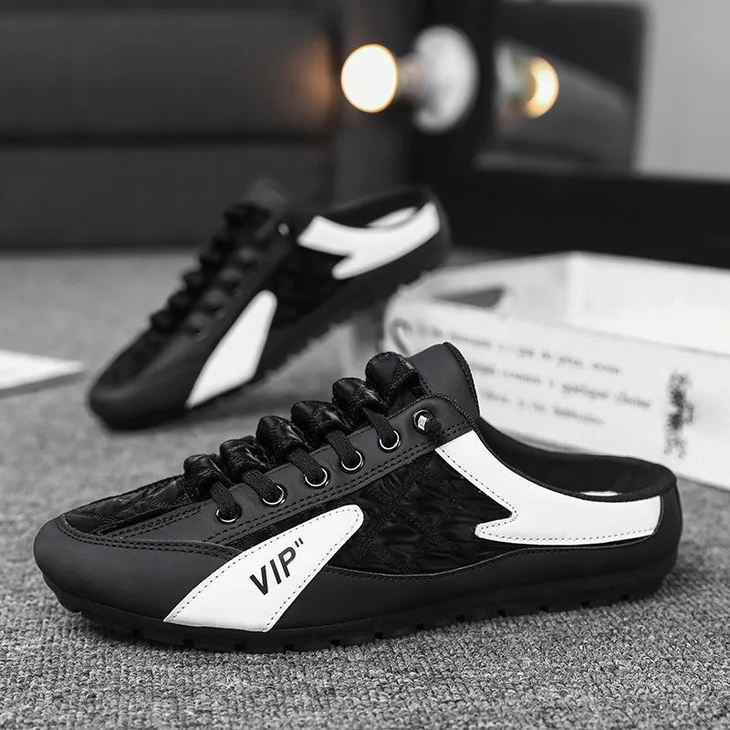 2025 Summer Slippers for Men Trendy Men's Flat Bottom Casual Shoes Soft Sole Support Shoes Men's Sneakers Zapatos De Hombre - Shoppiline