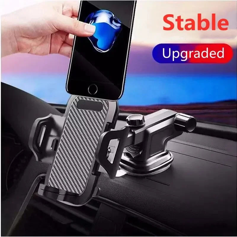 360° Rotatable Car Phone Holder Universal Windshield Suction Cup & Air Vent Mount Stand for Cellphone Stable Car Phone Bracket